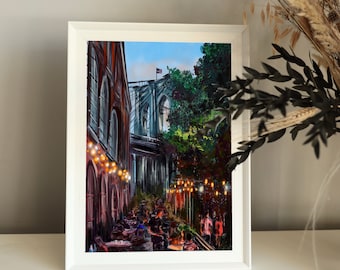 Dumbo Brooklyn Art Print, Manhattan Bridge, New York City