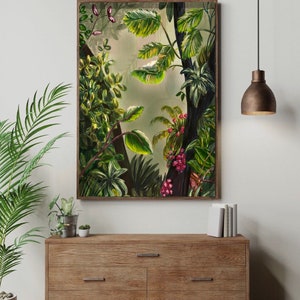 After The Rain, Erde Kunst, Regenwald Kunstdruck, Dschungel Kunstdruck, Regenwald Poster, Naturkunst, Regenwald Poster, Wandkunst, Wald