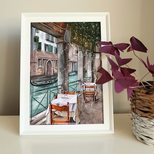 Venice Travel Print, Venice Print, Venice Painting, Venice Poster, Home Decor, Home Art, Wall Art, wall Decor, Venice Art
