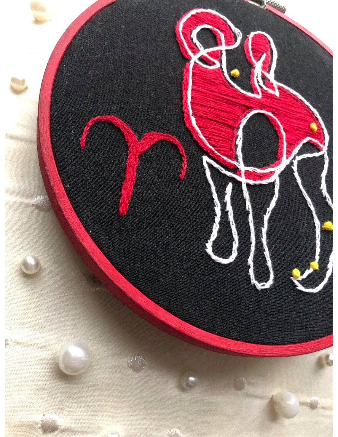 DIY Beginner Embroidery Zodiac Kit Etsy