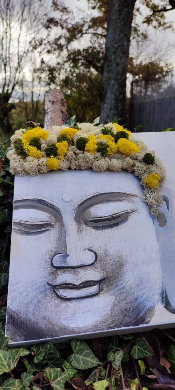 Tableau Végétal en Lichen