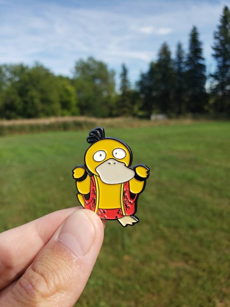 Njpw Toru Yano X Psyduck Pokemon Wrestling Mashup Soft Enamel Etsy