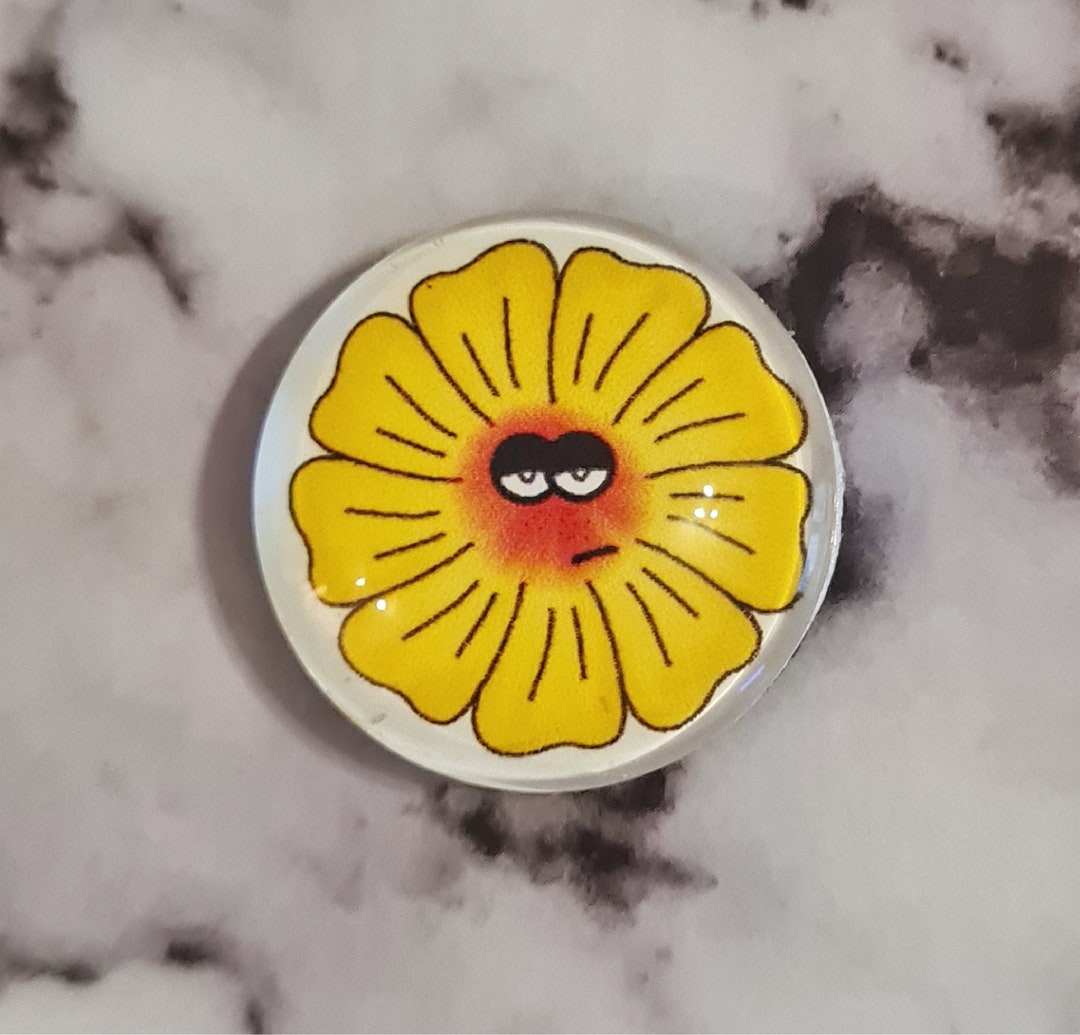 Glass Dome Flower No.2 Fridge Etsy