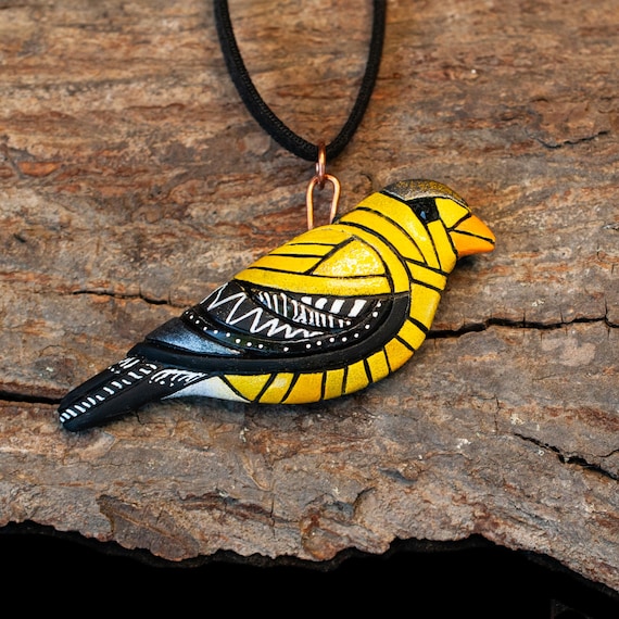 American Goldfinch Ornament, Handmade Bird Christmas Ornament, Mosaic Bird Art, Bird Lover Gift