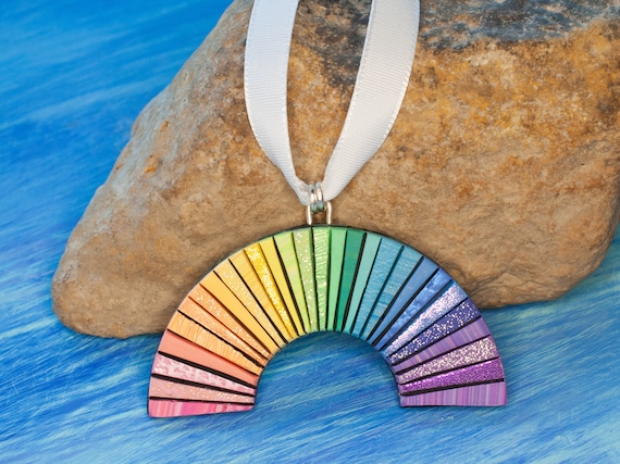 Pastel Rainbow Ornament