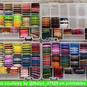 Thread Bobbins | 3D Printed | Thread Organizer | Sewing Organization ...