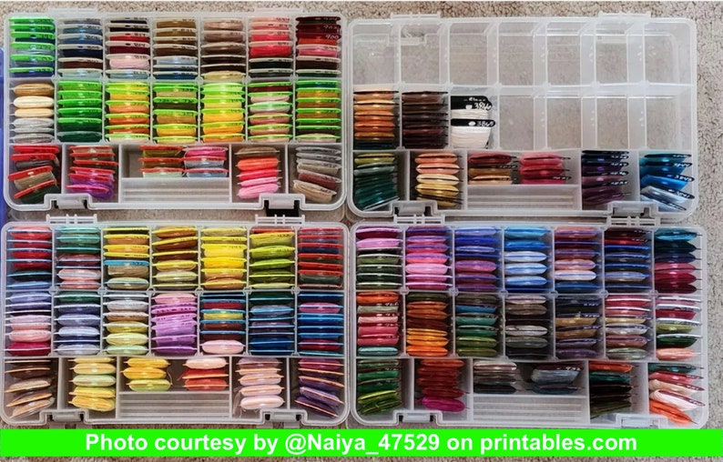 Thread Bobbins | 3D Printed | Thread Organizer | Sewing Organization ...