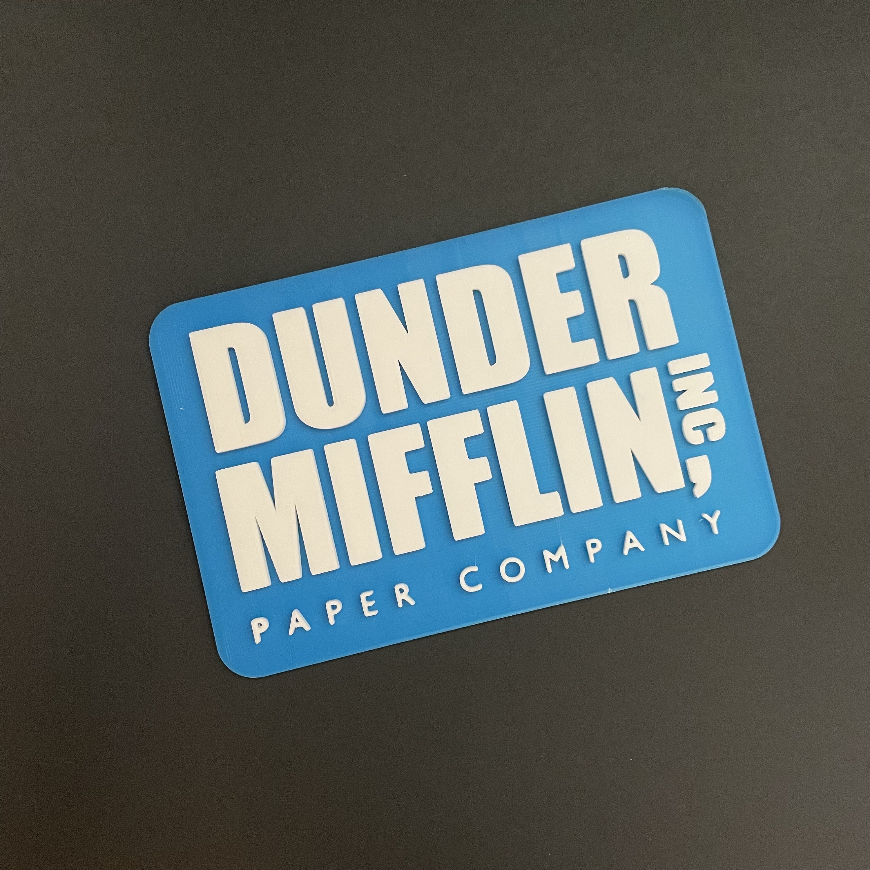 Dunder Mifflin Logo Poster in 2023