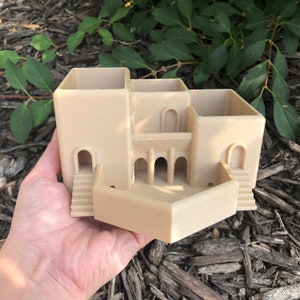 Roman Terrace Garden Succulent Planter: PLA Biodegradable Pot