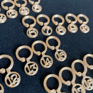 3D Printed Stitch Markers: Eco-Friendly Knitting Crochet Accessories