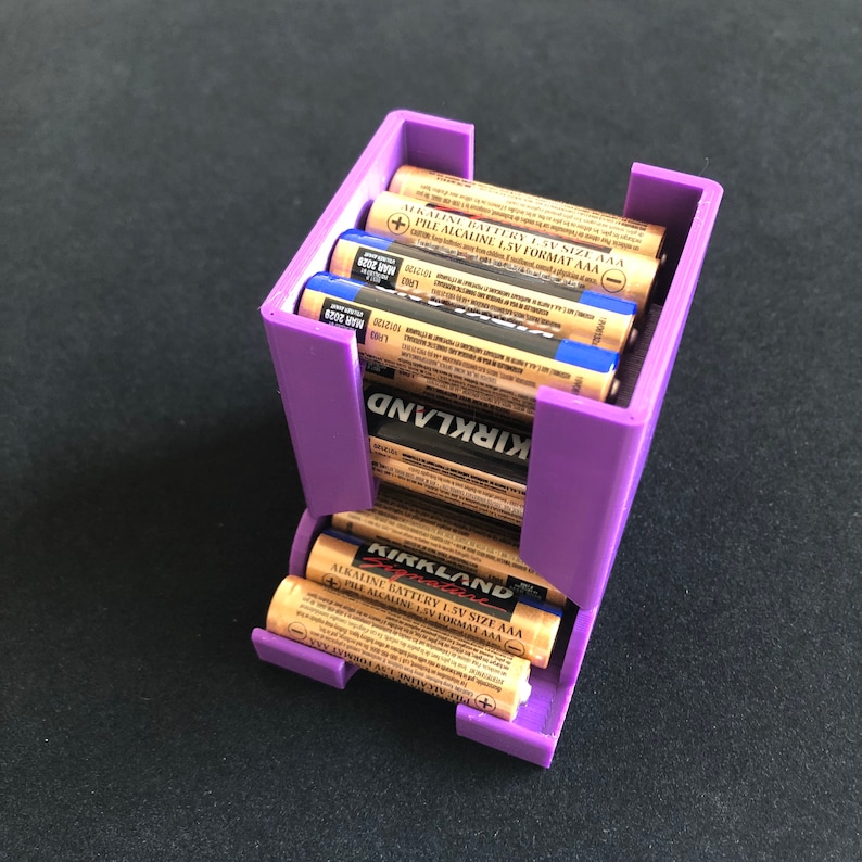 AA/ AAA Battery Dispenser 3D Printed Battery Organizer - Etsy