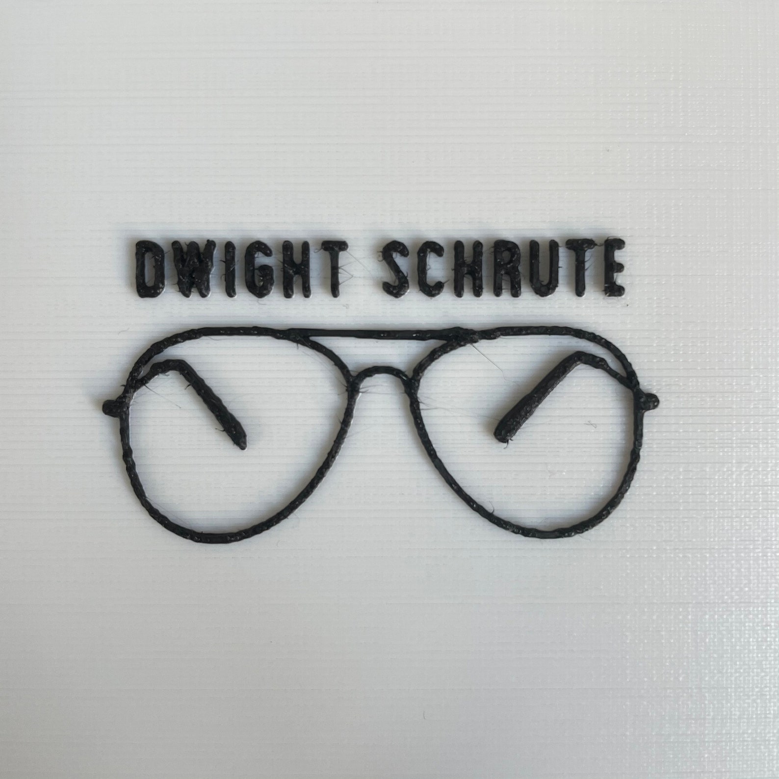 Dwight Schrute 3D Printed Quote Sign the Office Memorabilia Etsy