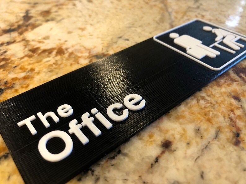 The Office Room\/Door 3D Printed Sign from tv Show \u201cThe Office\u201d + More 