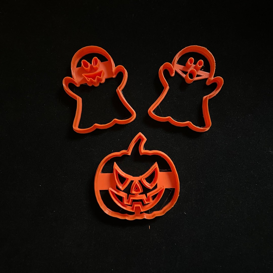 Halloween Cookie Cutters 3D Printed Cookie Cutters Etsy