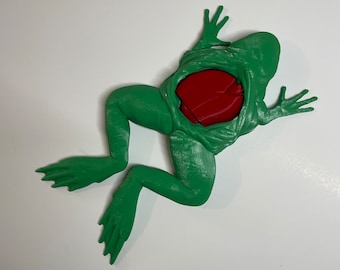 Ribbit and Learn 3D Frog Dissection Kit - Eco-Friendly Anatomy Adventure - Vibrant Green & Red, Mess-Free Bio Exploration