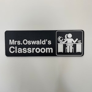 Personalized Classroom sign | Teacher appreciation gift | Teacher’s name Classroom Sign
