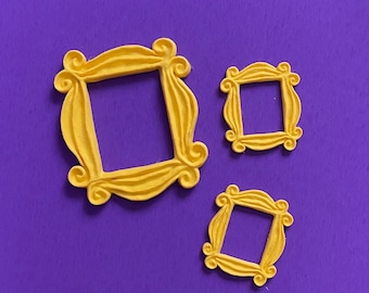 Friends Peephole Frame Trinket 3D Printed