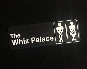 The Whiz Palace Door Sign | Parks and Recreation | Leslie Knope | 3D Printed Sign