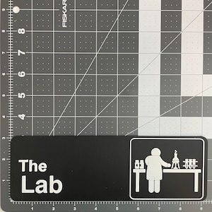The Lab Sign | Laboratory 3D Printed Sign | Lab Door Sign | Lab Wall ...