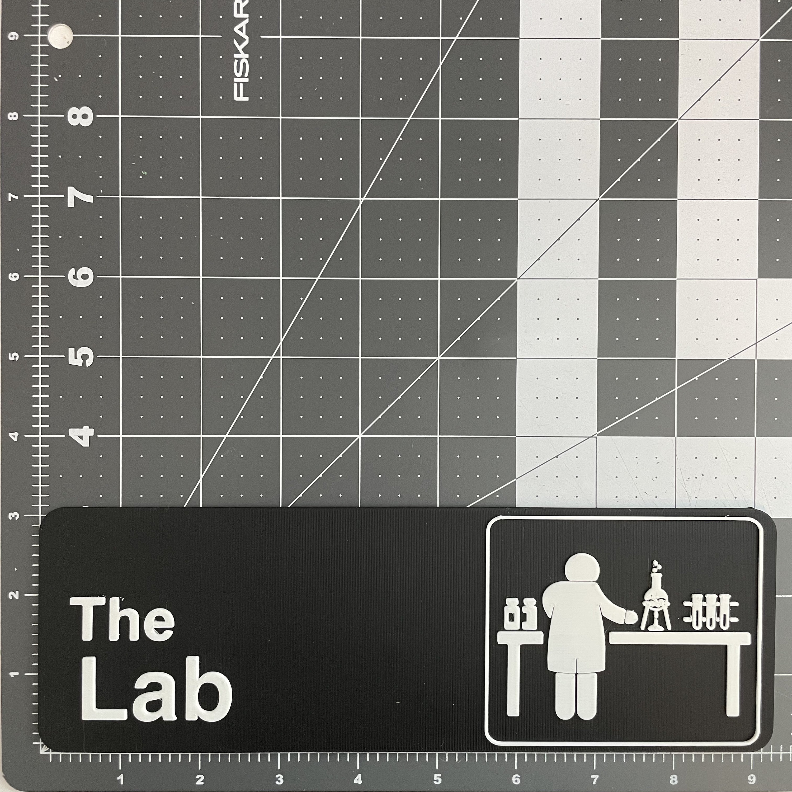 Lab Project Sign 3D Printed Lab Sign: Scientist or Lab Explosion Door Decor - Etsy