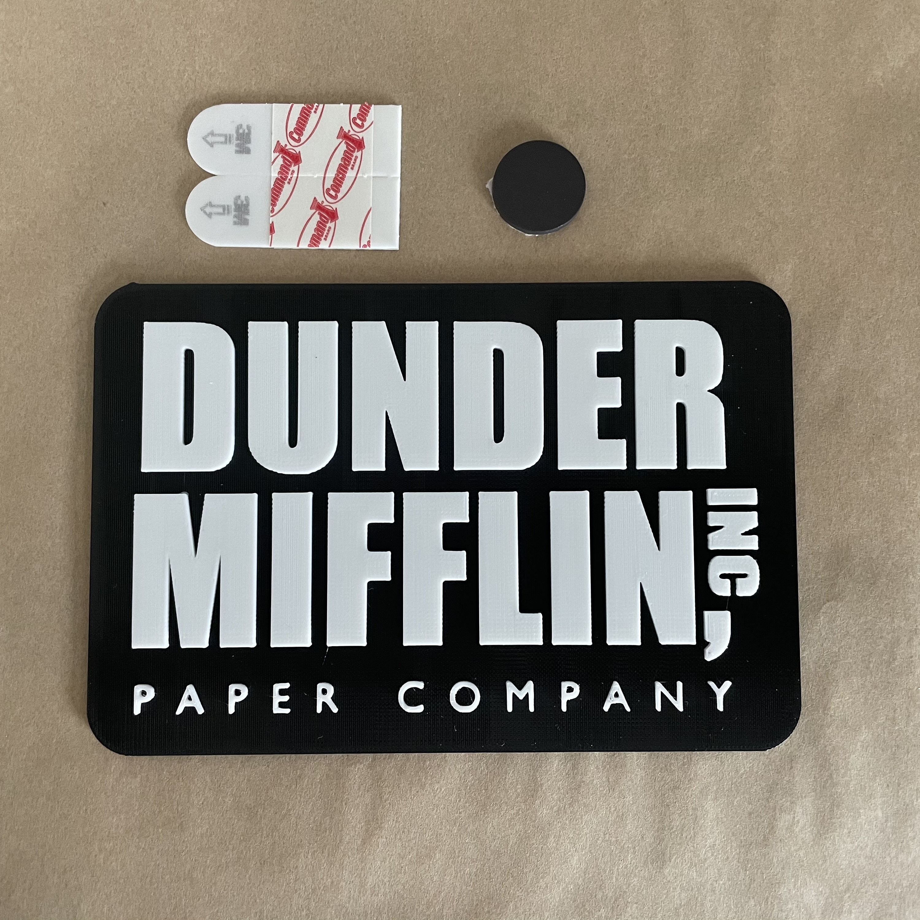  Dunder Mifflin Paper Company Logo Sticker Decal (The Office  Funny tv Show) 3 x 4 inch c : Automotive