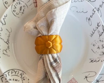 Pumpkin Napkin Ring 3D Printed | Fall Decor | Thanksgiving Decor | Napkin Rings | Table Decor