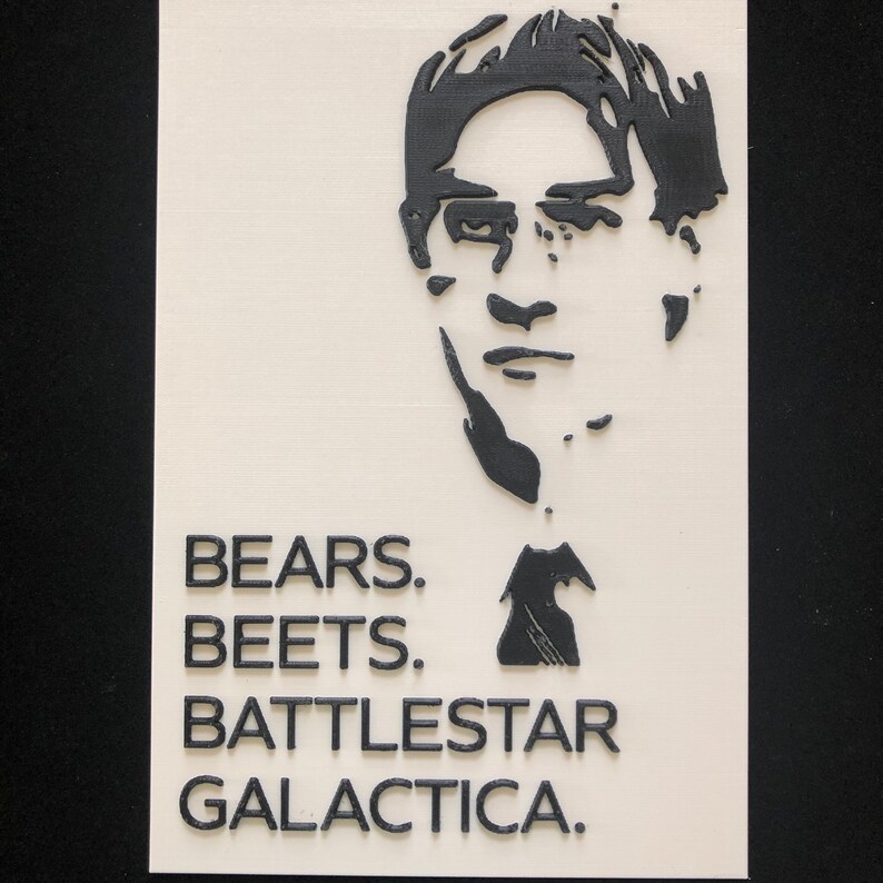 Bears Beets Battlestar Galactica the Office Quote by Jim Etsy