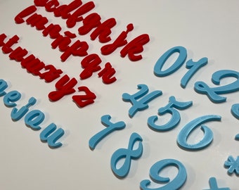 Montessori Alphabet Learning Set | 3D Printed Letters for Early Education