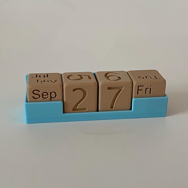 3d Calendar 2025 - Etsy
