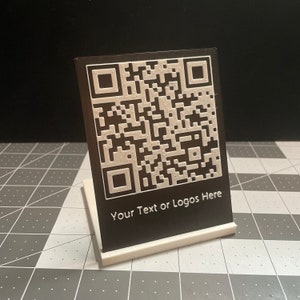 QR code Stand | Personalized QR Code | QR Code