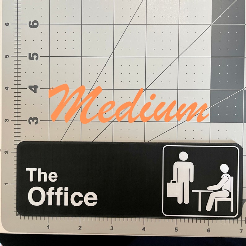 The Office Room/Door 3D Printed Sign from tv Show The Office More The Office Designs Medium - 7"