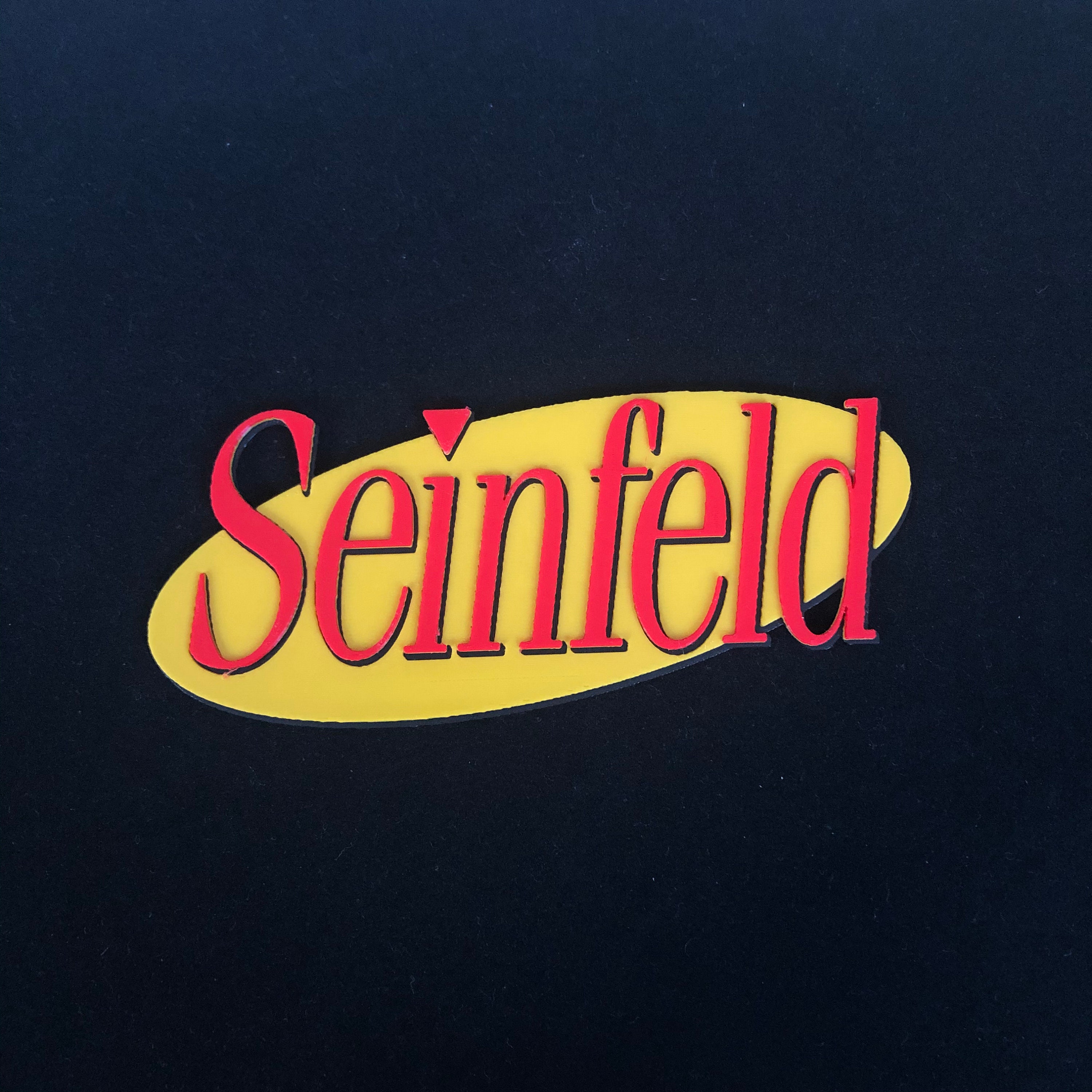 Seinfeld TV Show Logo | 3D Printed Sign | Sitcom Logos - Etsy
