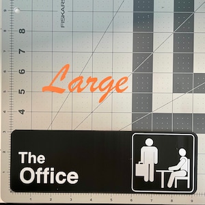 The Office Room/Door 3D Printed Sign from tv Show The Office More The Office Designs Large - 9.25"