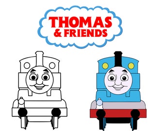 Download Thomas the train svg | Etsy