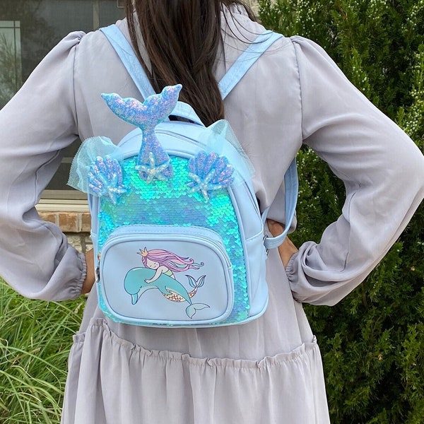 Mermaid Backpack - Etsy