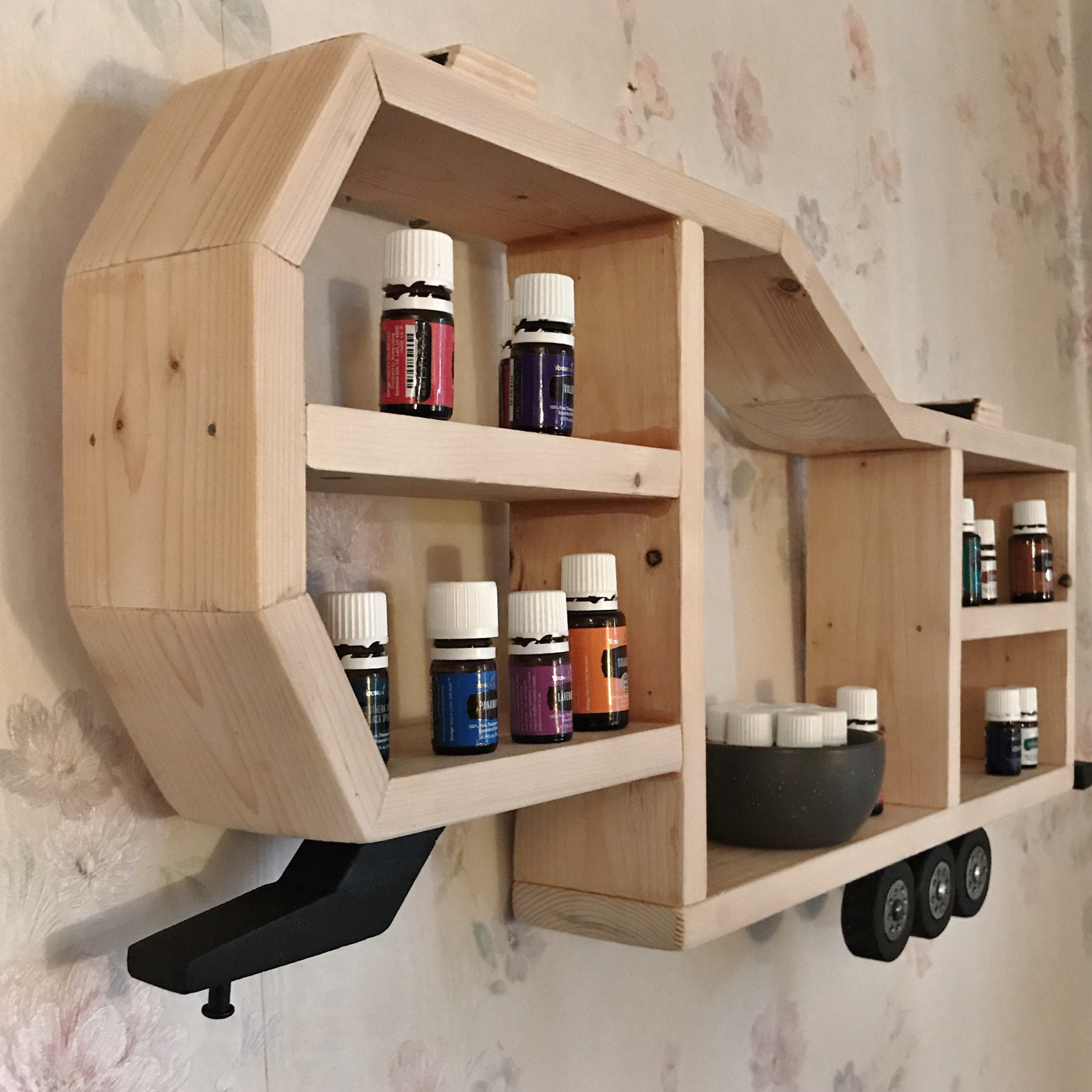 Estante de madera RV de 5a rueda / estante de curio / estante | Etsy