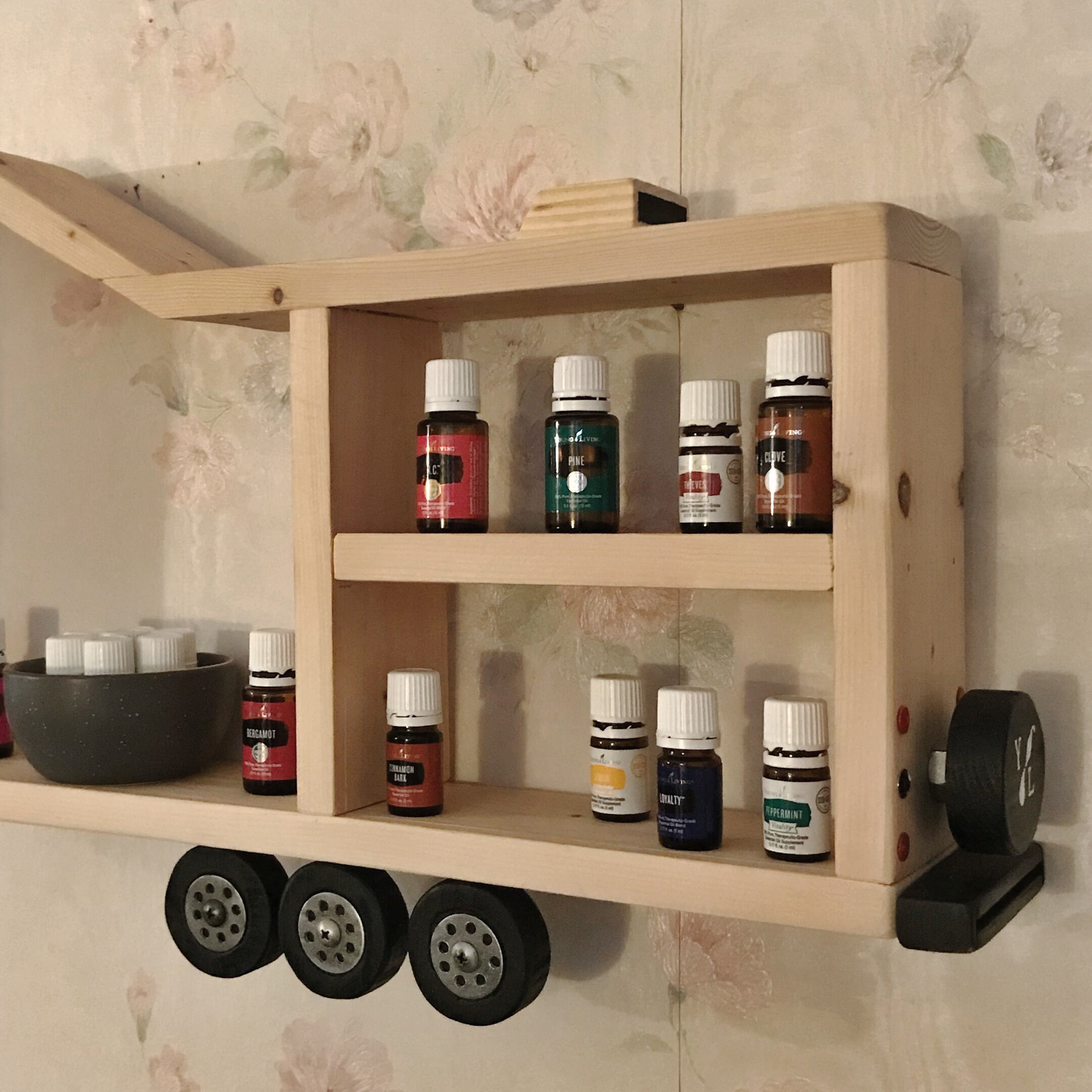 Estante de madera RV de 5a rueda / estante de curio / estante | Etsy