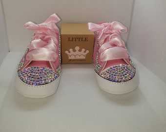 bedazzled baby converse