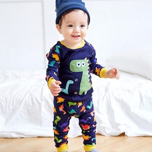 Company Organic Cotton Matching Family Pajamas Women's Extra Small Dino  Navy Multi Pajama Set