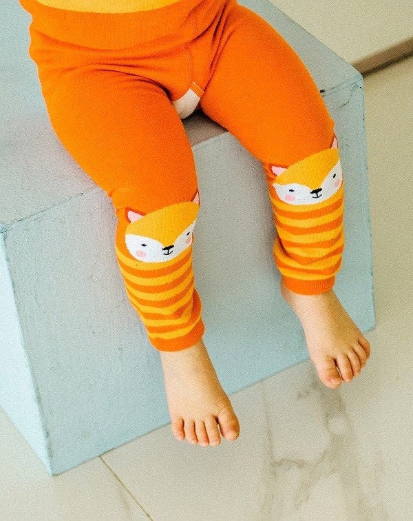 Orange Baby Tights 