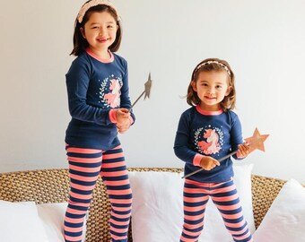 Harry Bear Girls Pyjamas Narwhal Unicorn of The Sea Snuggle Fit Harry Bear Girls Pyjamas Narwhal Unicorn of The Sea Snuggle Fit