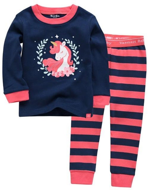 Pyjama Licorne fille fushia en coton