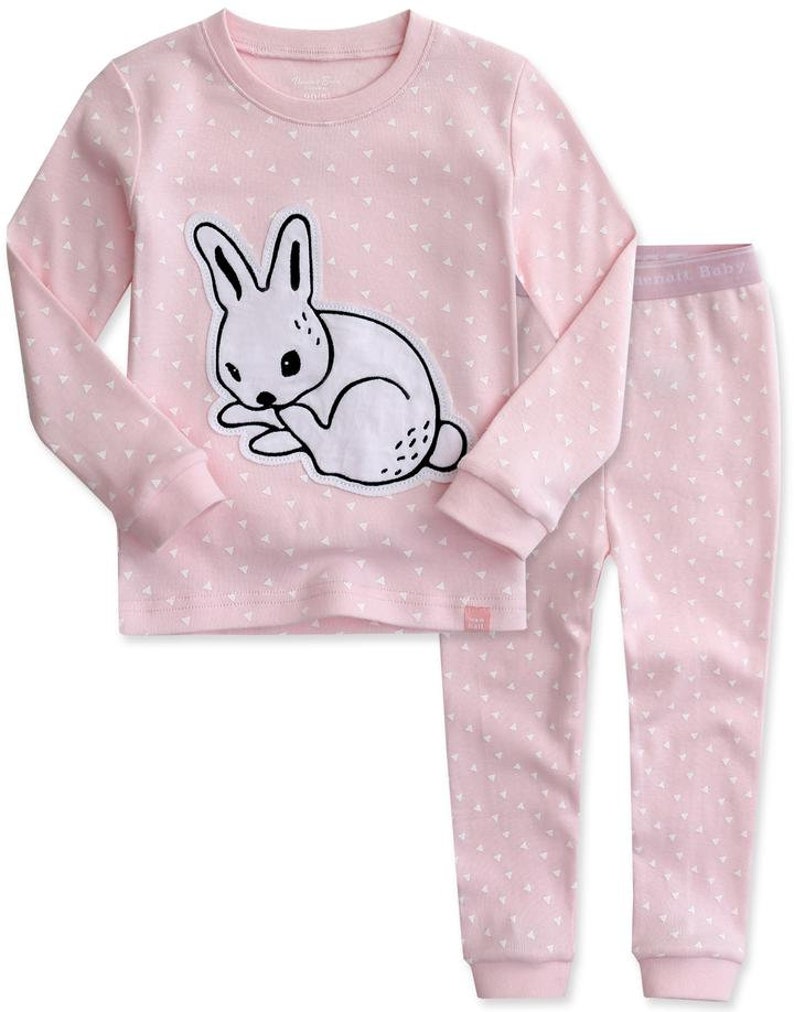Bunny Girls Pajamas for 1 to 12 years old Girls Jammies for Etsy