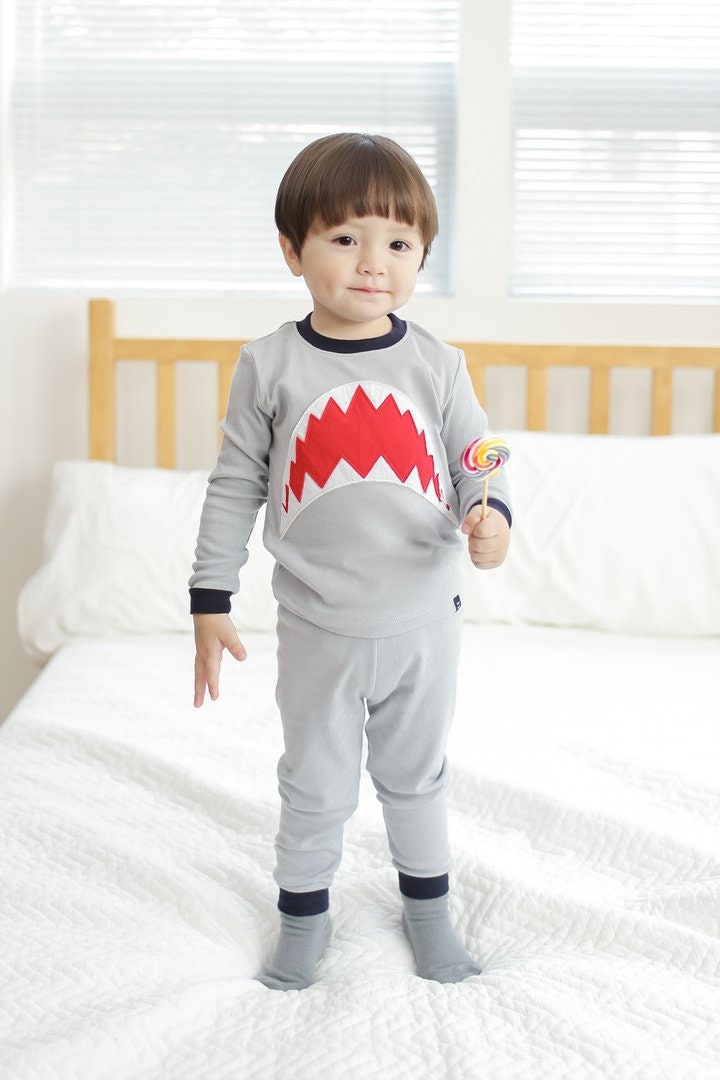  Pijamas para niños, ropa de dormir de 2 a 12 años con diseño de  dinosaurio, avión, tiburones, ropa de dormir para niños, 4 unidades,  tiburón corto Wathetblue : Ropa, Zapatos y Joyería