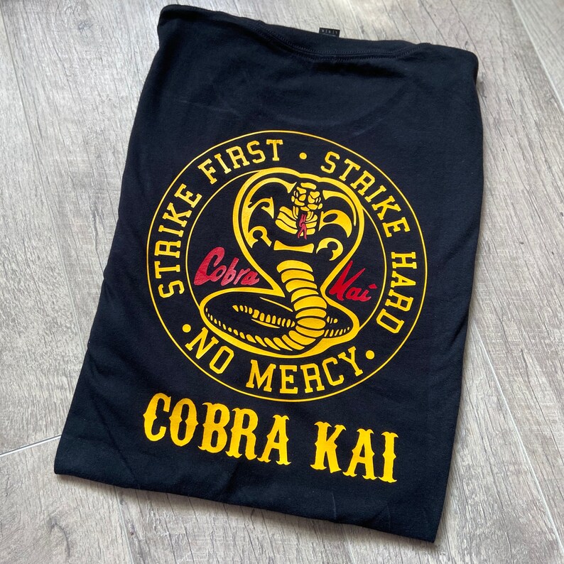 Throwback Tee The Karate Kid Cobra Kai 2 SIDED