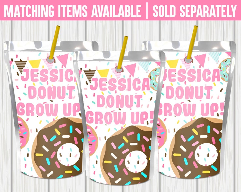 Editable Donut Muffin Label/ DIY/ Donut Printable/ Donut - Etsy