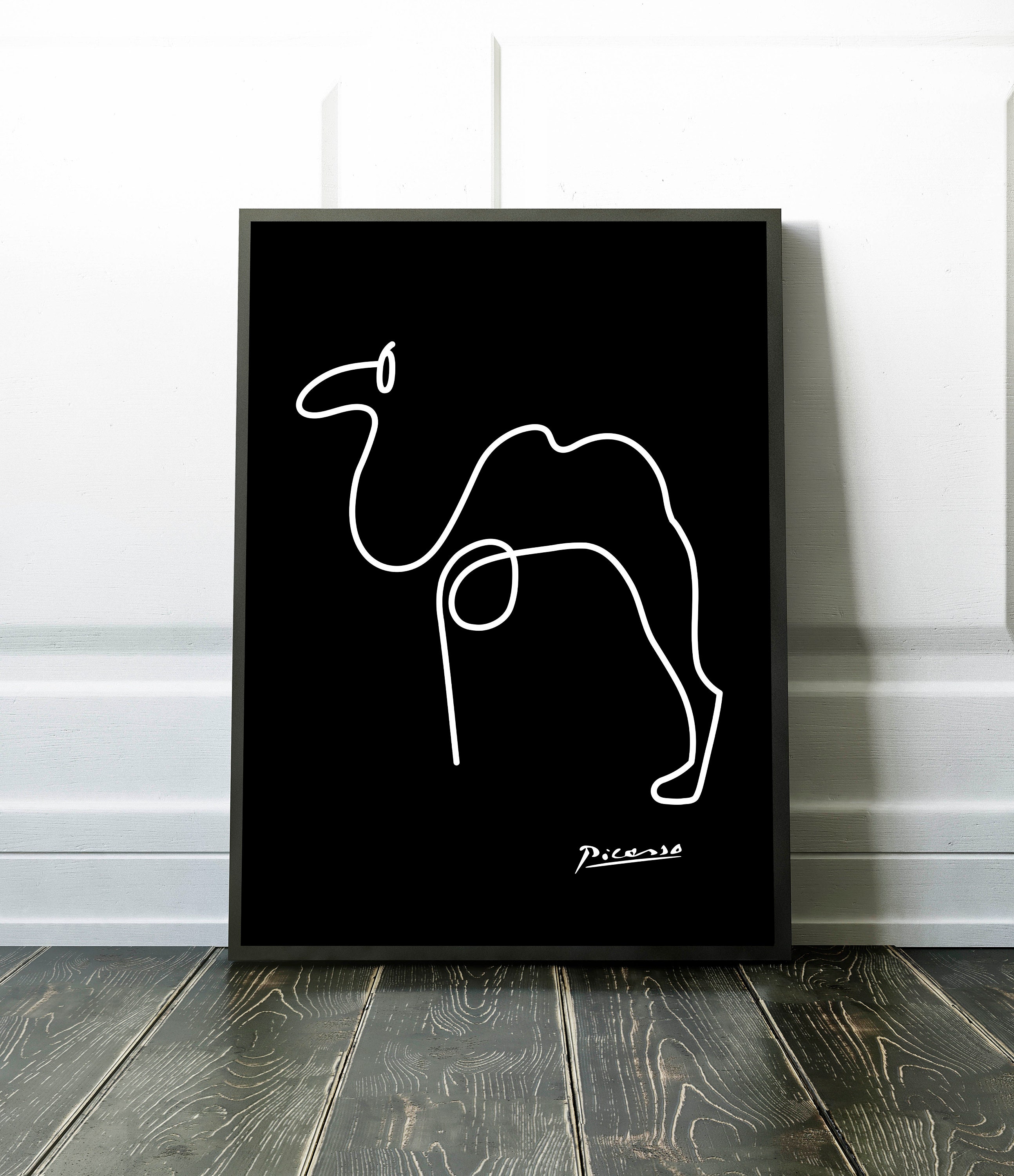 Camel Line Art By Picasso Wall Art Print Perfect Minimalist Wall Decor Camel Line Art By Picasso Wall Art Print Perfect Minimalist Wall Decor