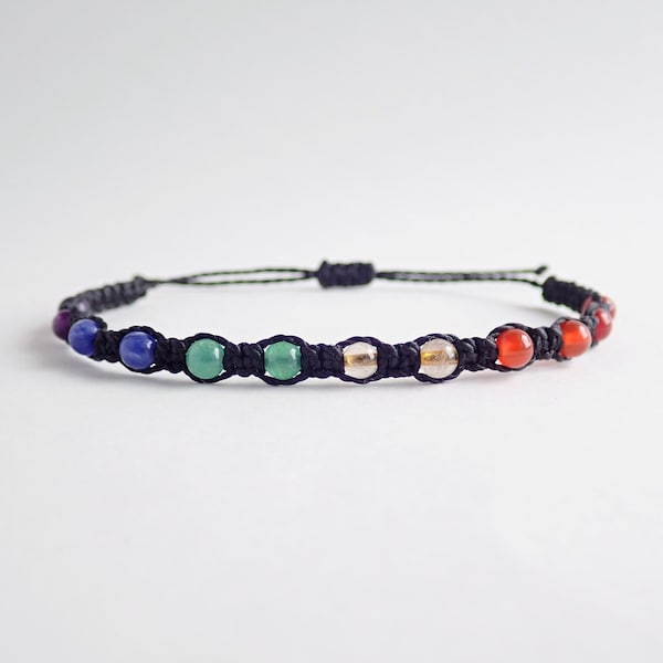 rainbow | macramé bracelet, pride, lgbt, diversity, equality, unity, solidarity, true self, acceptance, healing, authenticity, love