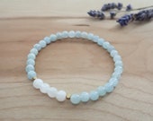 inner calm soul beads, aquamarine, moonstone, intuition, serenity, clarity, peace, inner flow, relaxation, sacral chakra, throat chakra