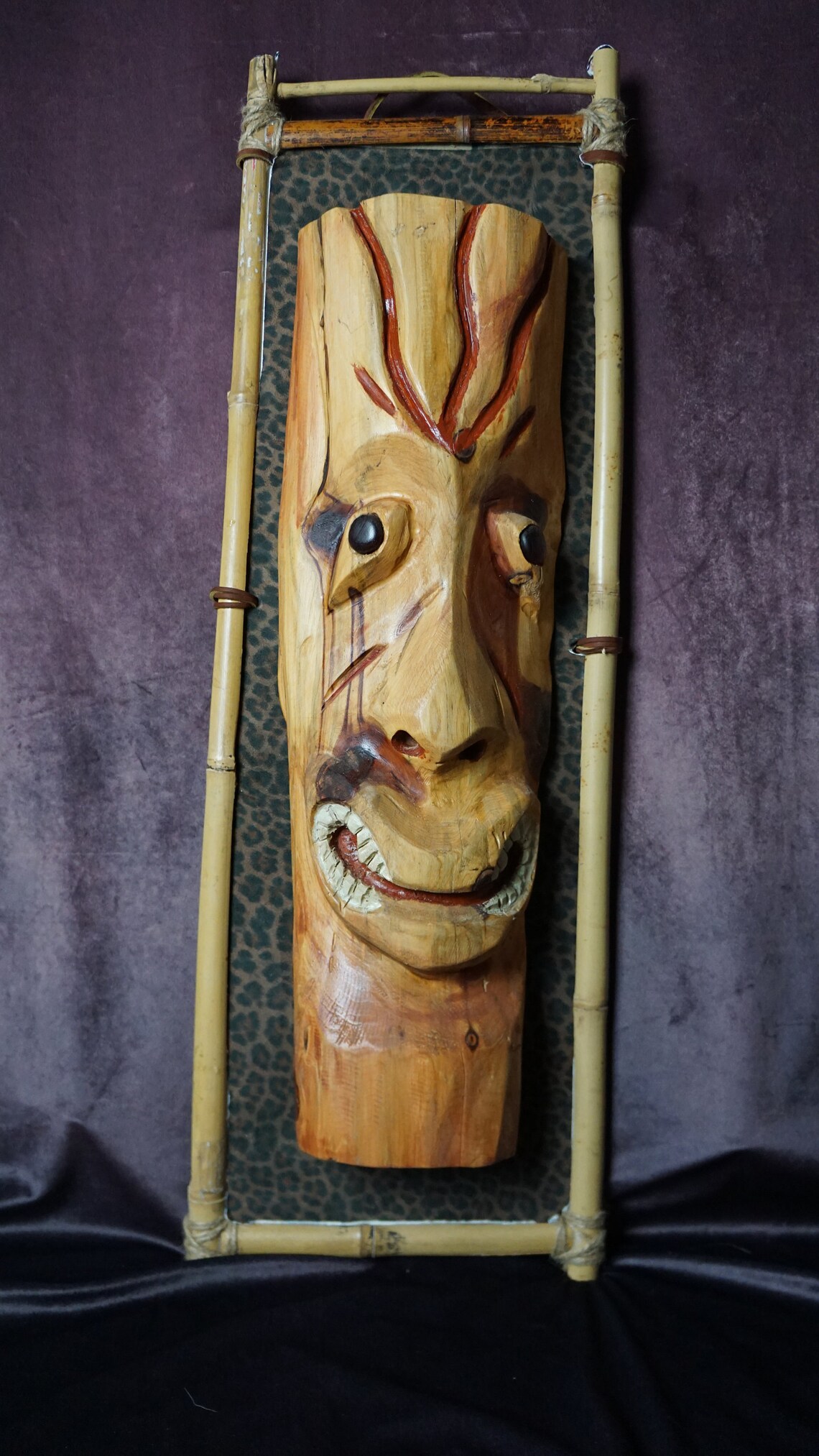 Wall Hanging Tiki Etsy